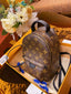 Mini Monogram Canvas Backpack – Compact Luxury-Style Shoulder Bag