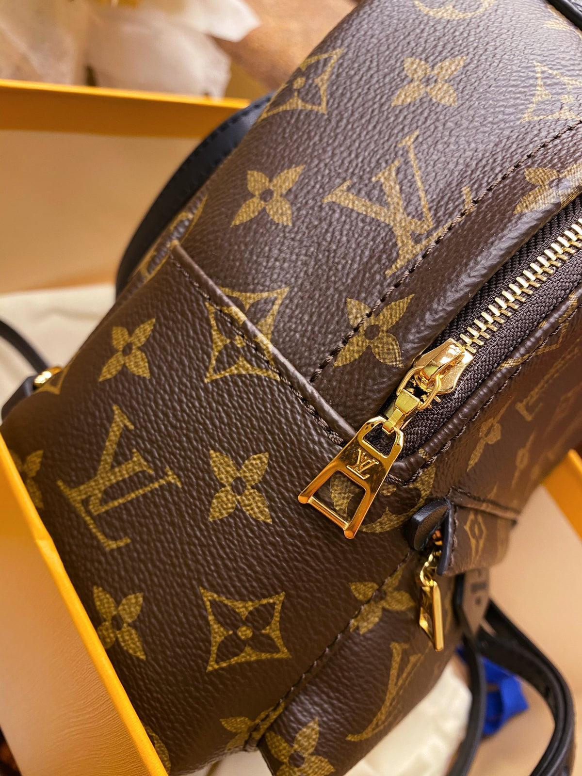 Mini Monogram Canvas Backpack – Compact Luxury-Style Shoulder Bag