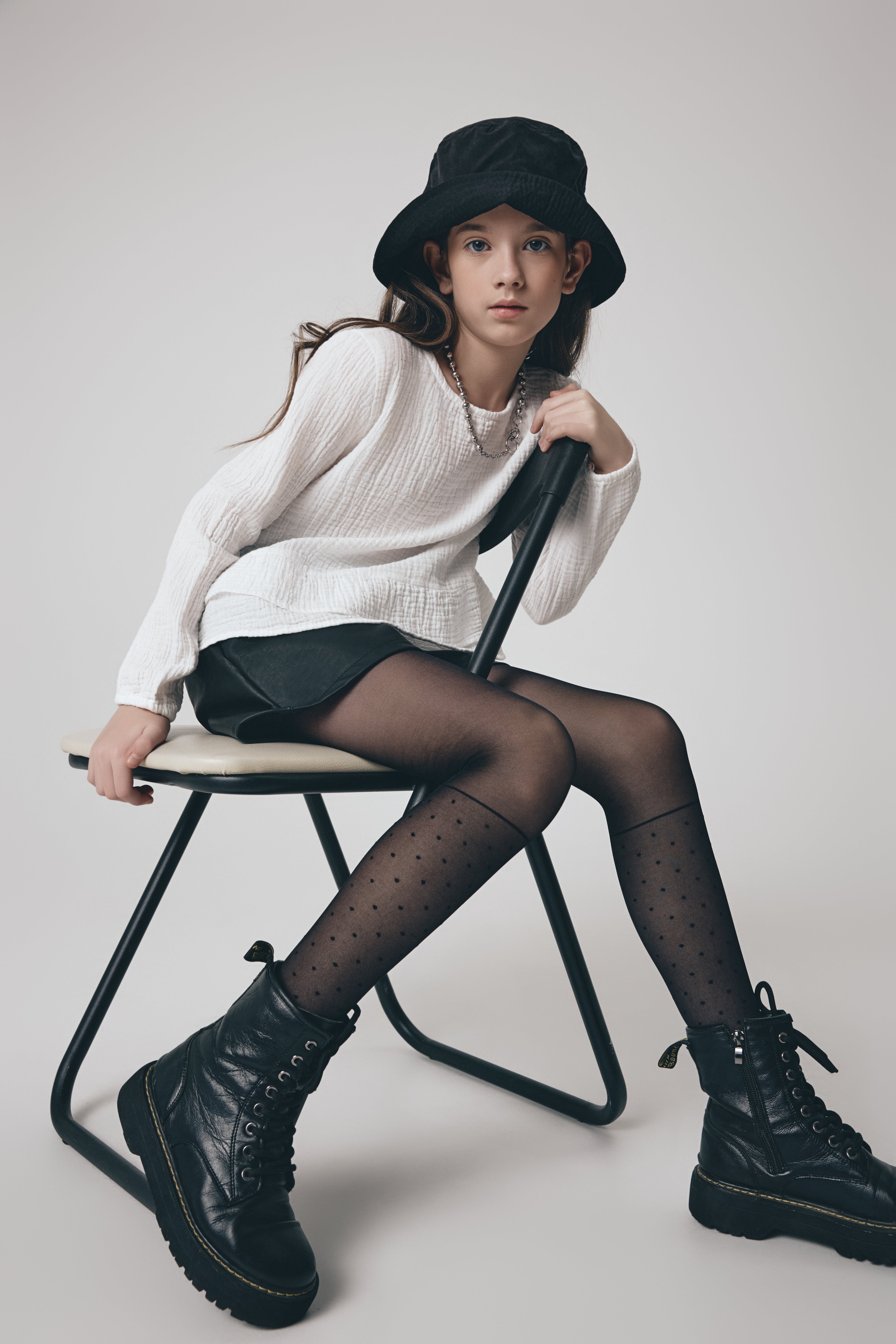 Conte Tights for girls Milana 20 Den - Knee-Highs Imitation Secondary image