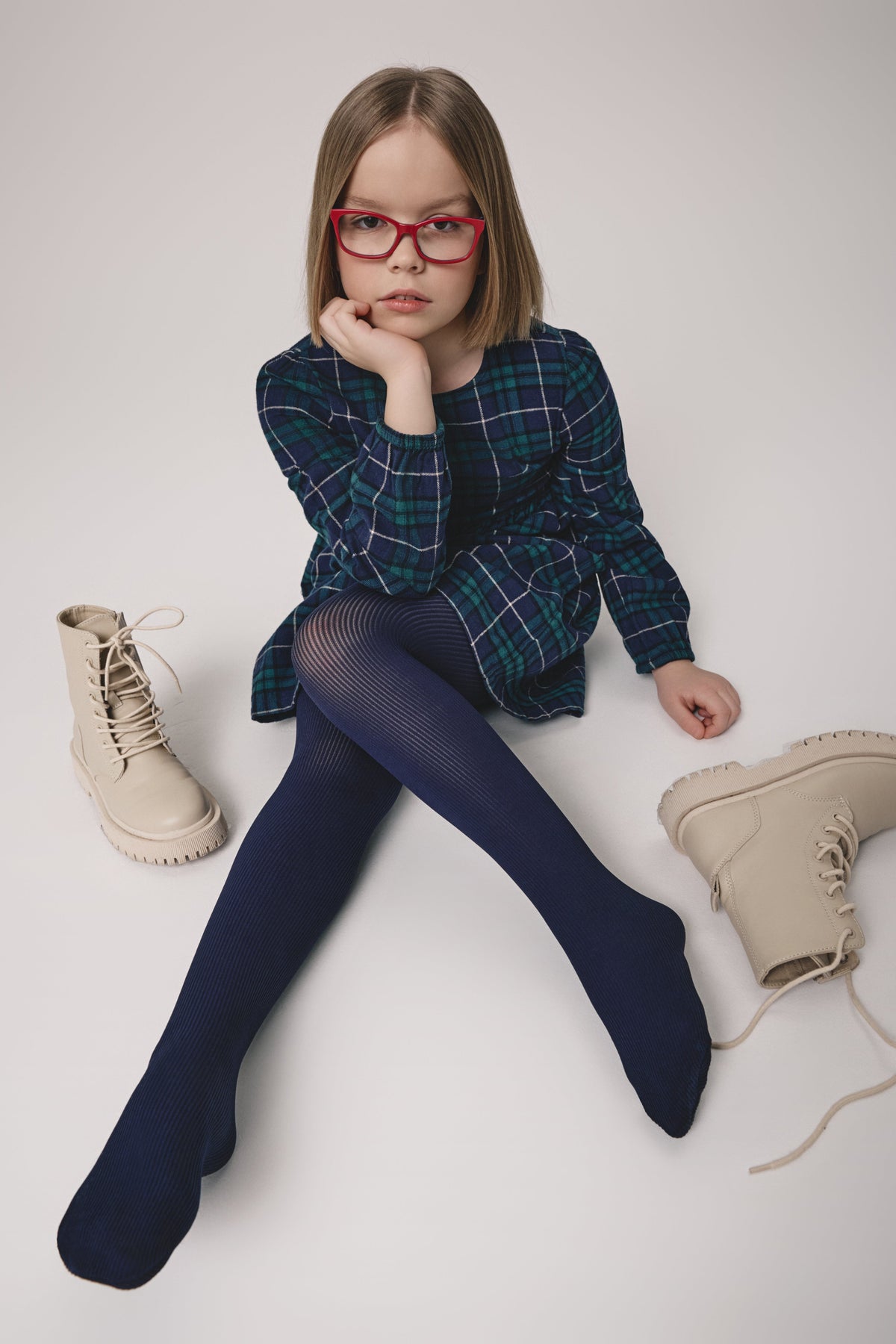 Conte Tights for girls Judy 50 Den - Microfiber ribbing Main image
