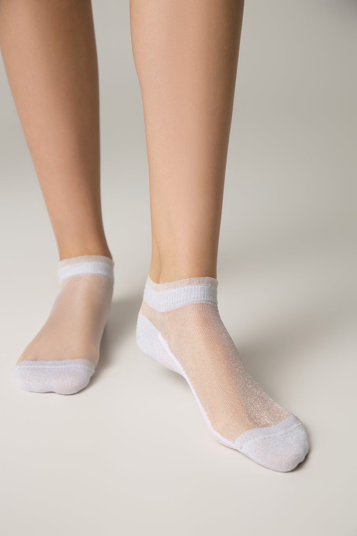 Ankle Socks Conte Active - 229 Transparent with Lurex Main image