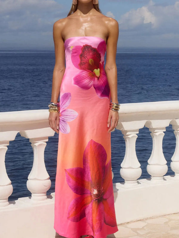 Printed Tube Maxi Dress - product image 26