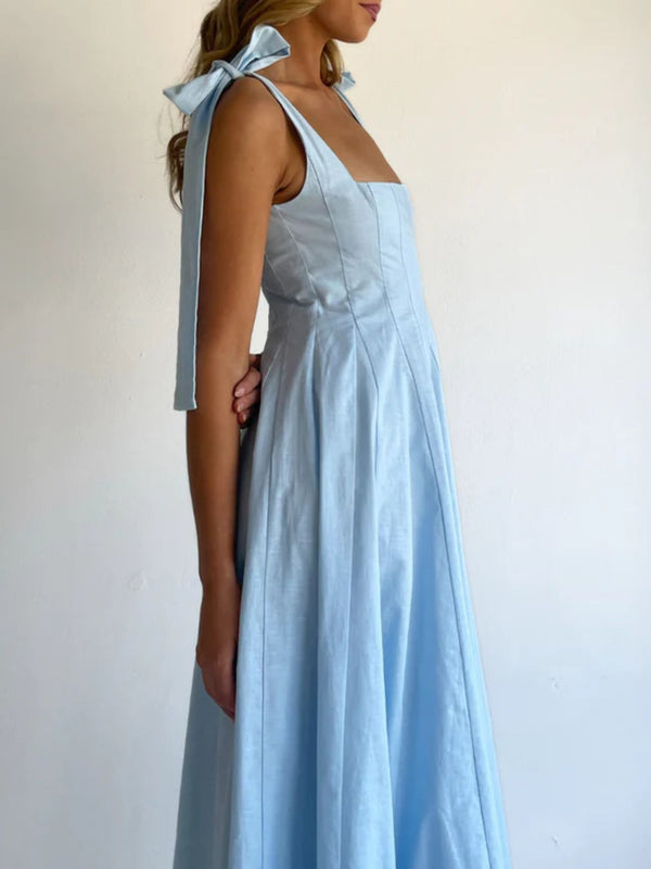 Gradient Tie Shoulder Maxi Dress - product image 8