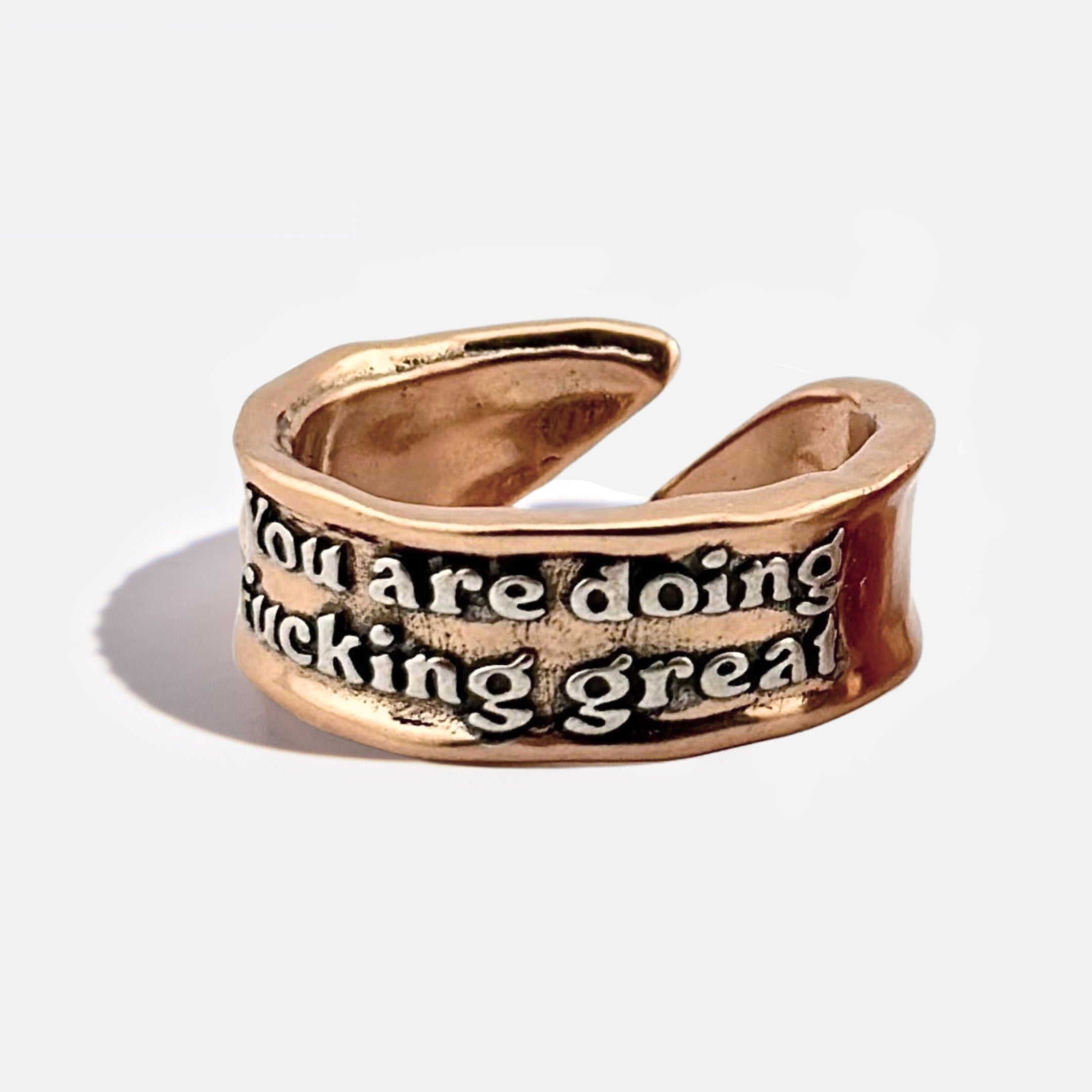 You Are Doing F*cking Great Remember Adjustable Ring Main image