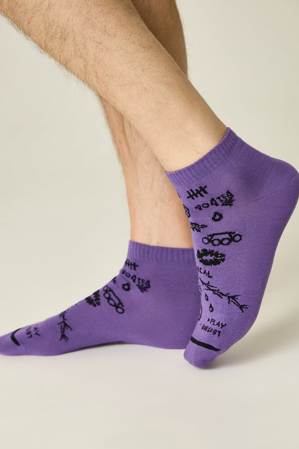 Conte Cotton Ankle Socks Diwari Happy 174