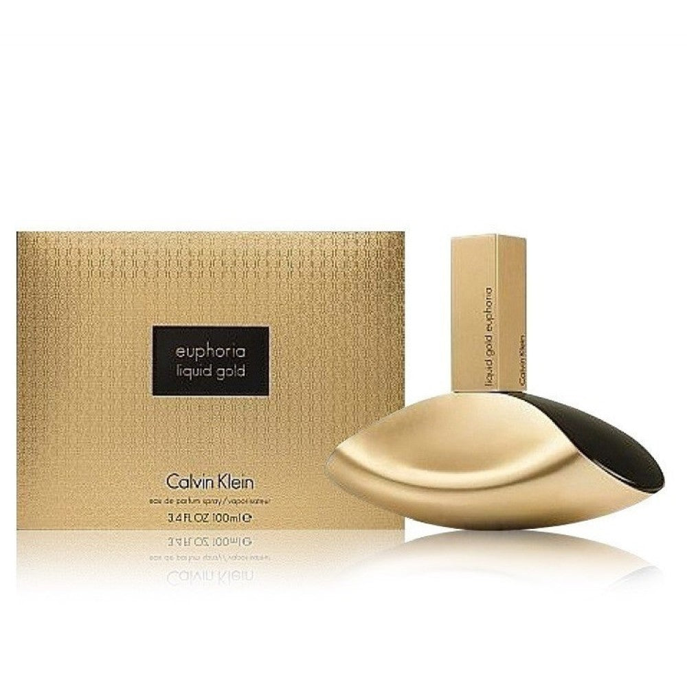Calvin Klein Euphoria Liquid Gold Eau de Parfum 100ml perfume bottle and box Main image
