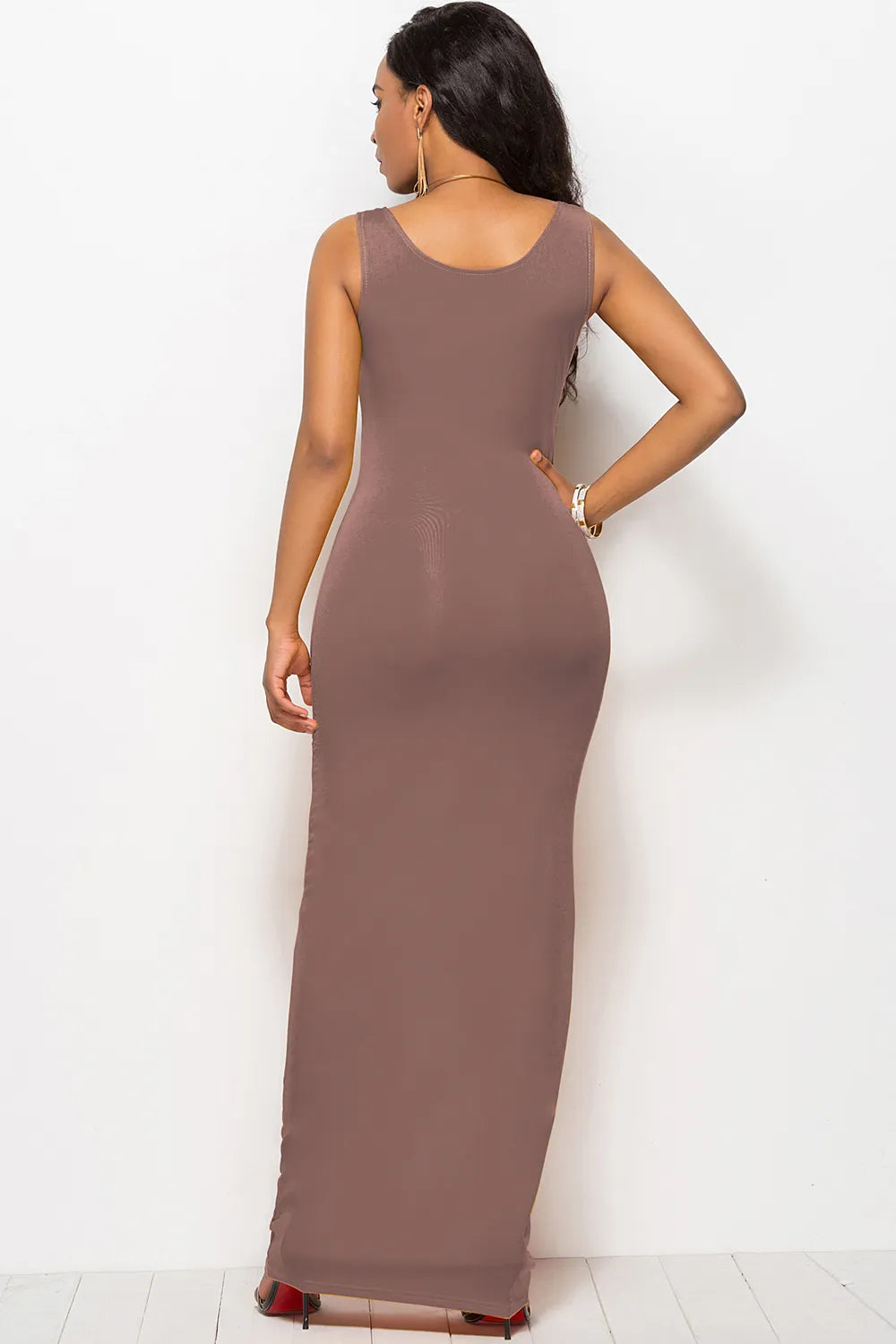 Scoop Neck Wide Strap Maxi Dress - product image 23