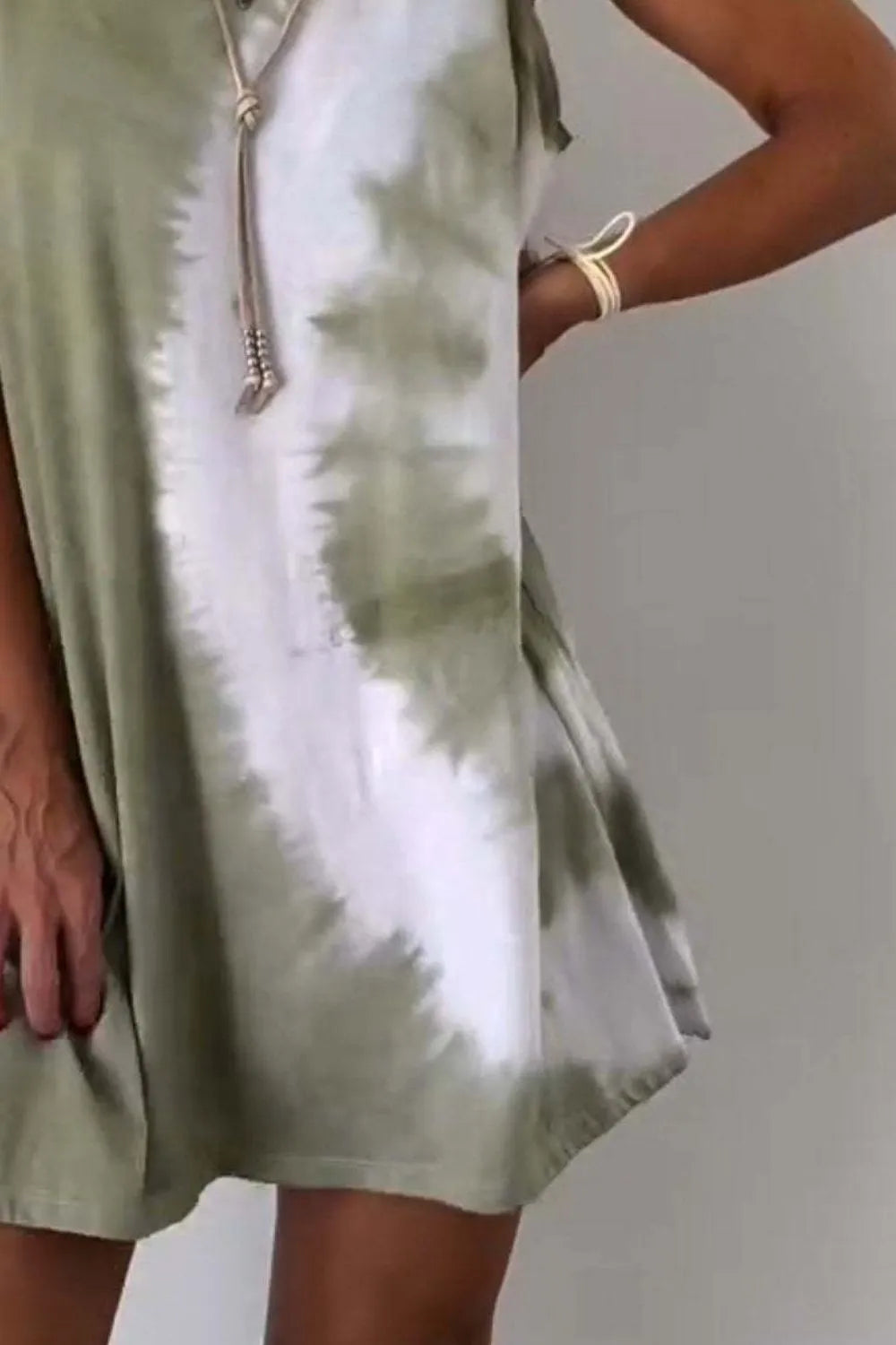 Tie-Dye Sleeveless Mini Tank Dress view 12 - Shopiebay