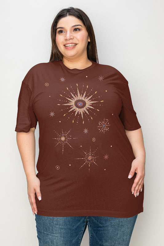 Simply Love Full Size Space Galaxy Constellation Graphic T-Shirt