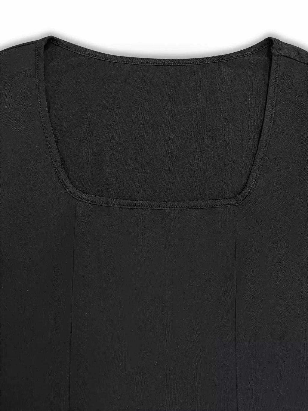 Square Neck Long Sleeve Slit Bodycon Maxi Dress - product image 7