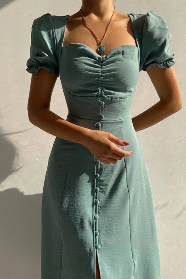 Sweetheart Neck Short Sleeve Dress - product image 16
