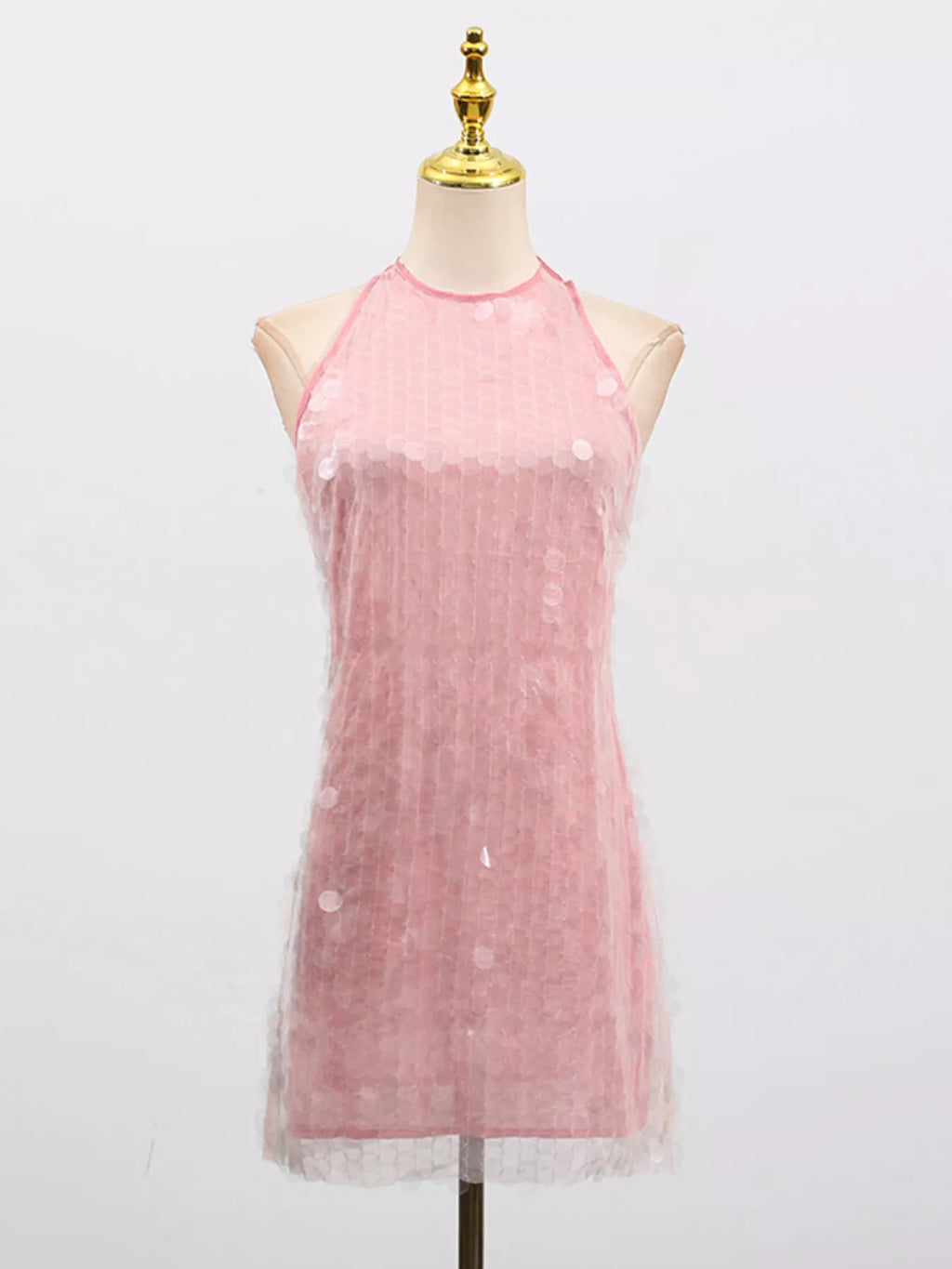 Sequin Halter Neck Mini Dress - product image 3