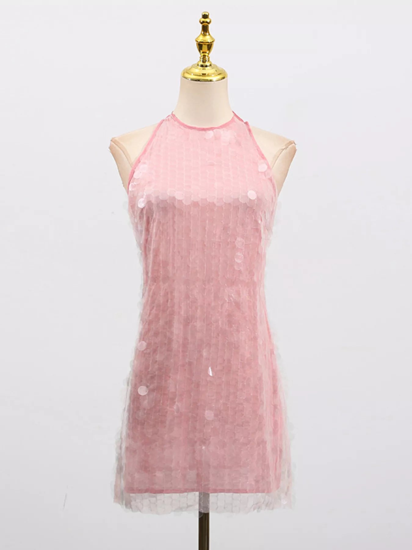 Sequin Halter Neck Mini Dress - product image 3