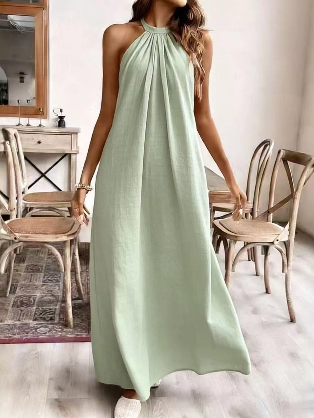 Halter Neck Maxi Dress - product image 5
