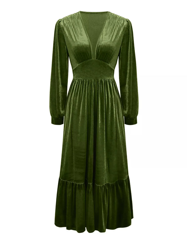 Ruffled Hem Long Sleeve Dress - product image 5