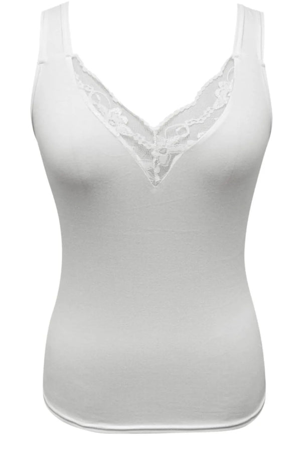 Lace Detail V-Neck Tank - product image 5