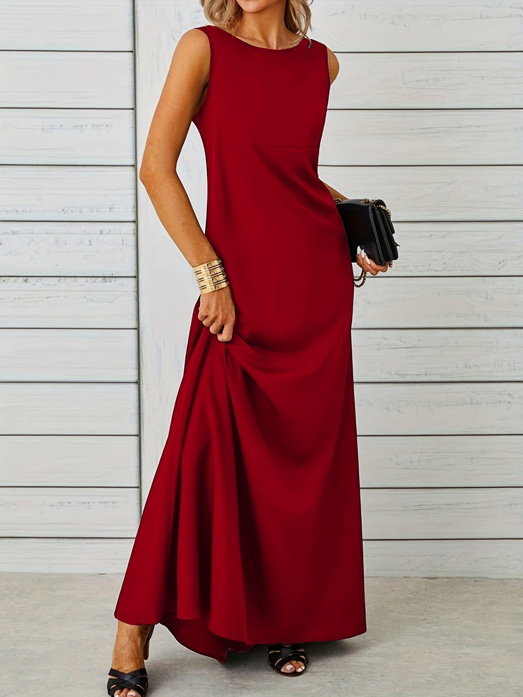 Sleeveless Flowy Maxi Dress - product image 19