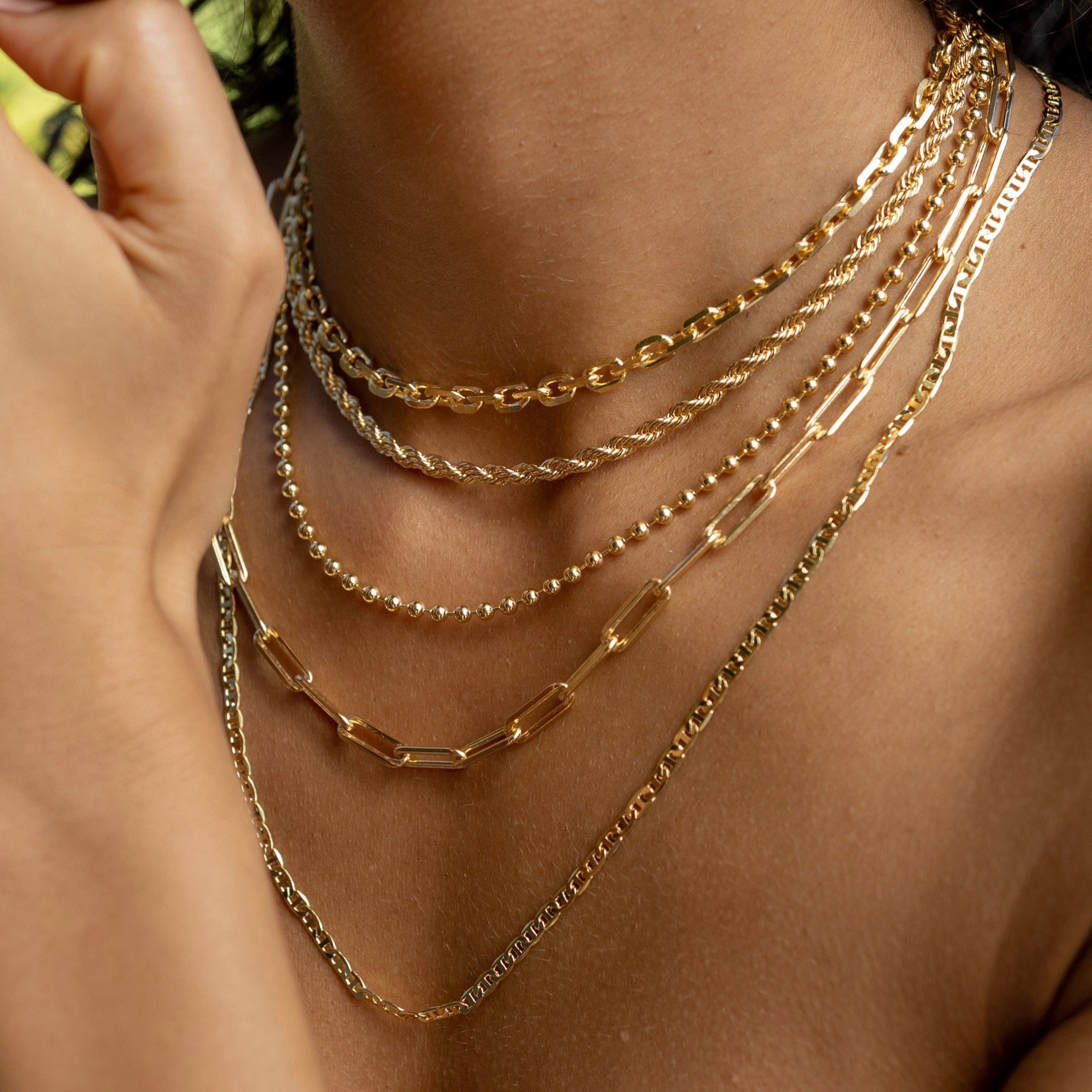 Carrie Paper Clip  Necklace Secondary image