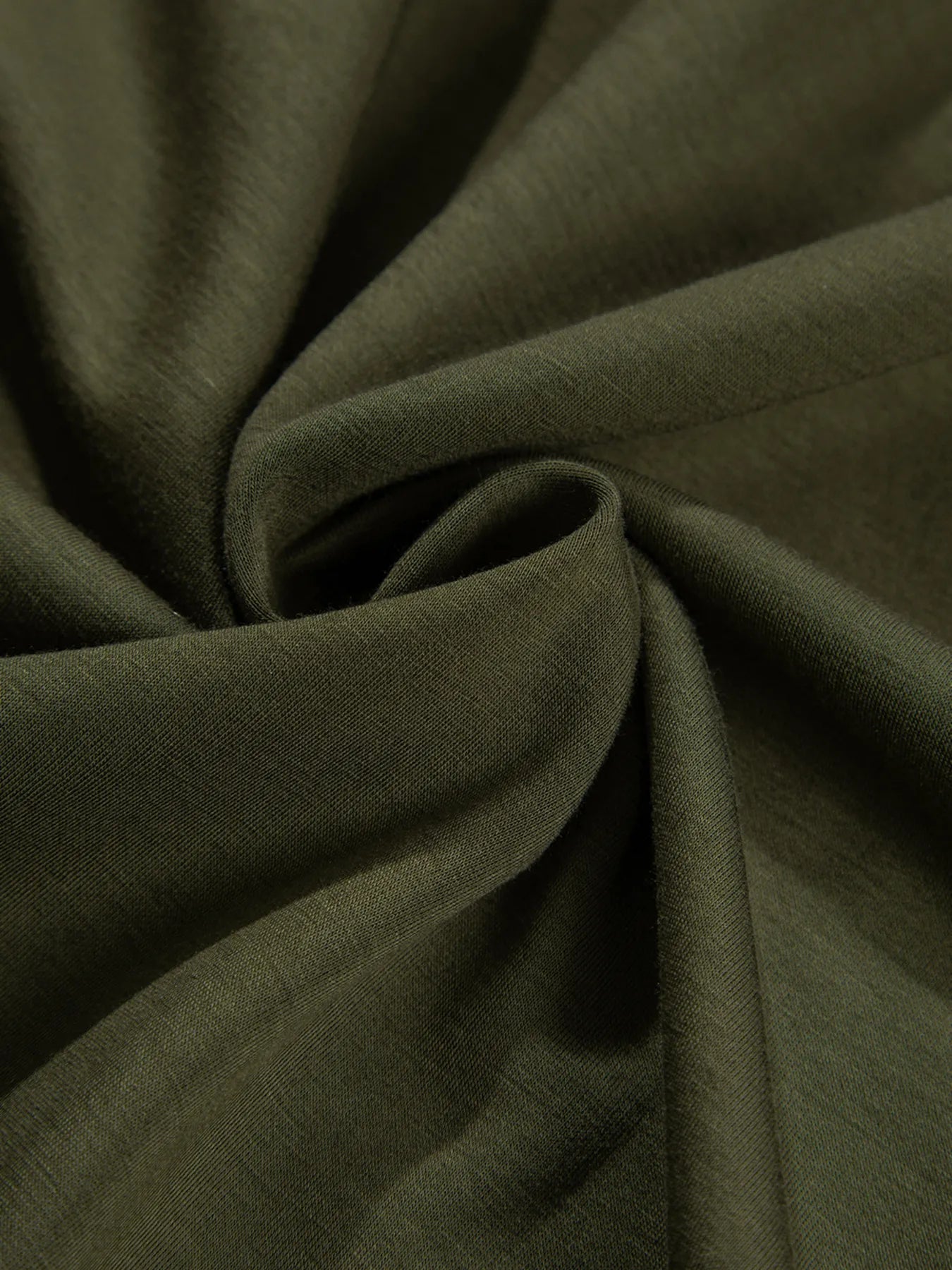 Solid Color Ruched Detail Long Sleeve Midi Dress - product image 11