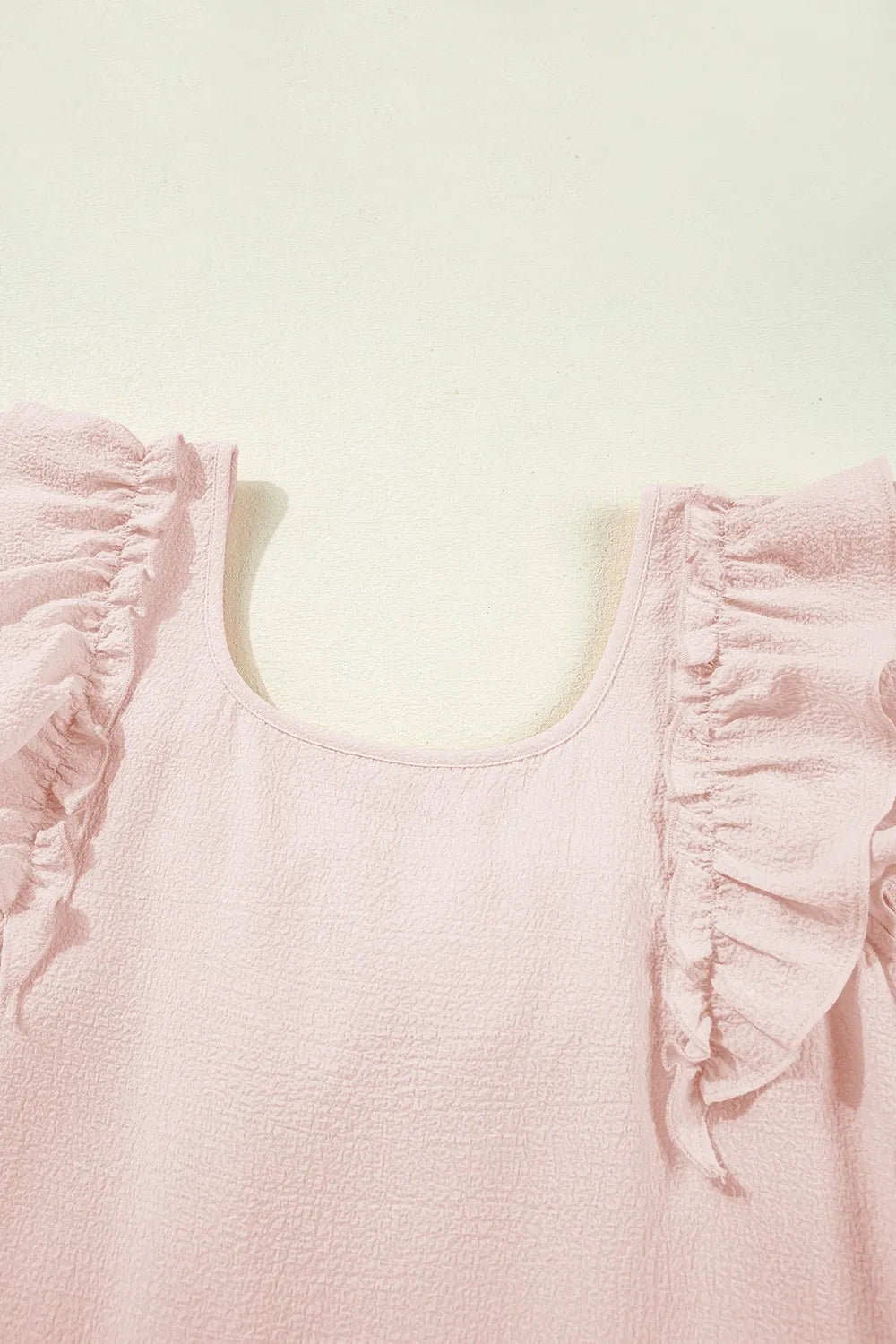 Ruffle Sleeve Bow Back Mini Dress view 5 - Shopiebay