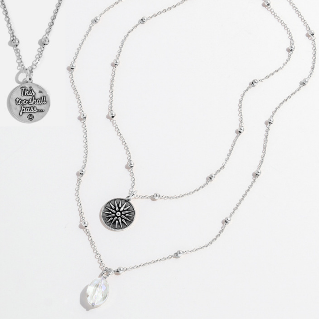 This Too Shall Pass Star Dainty Necklace