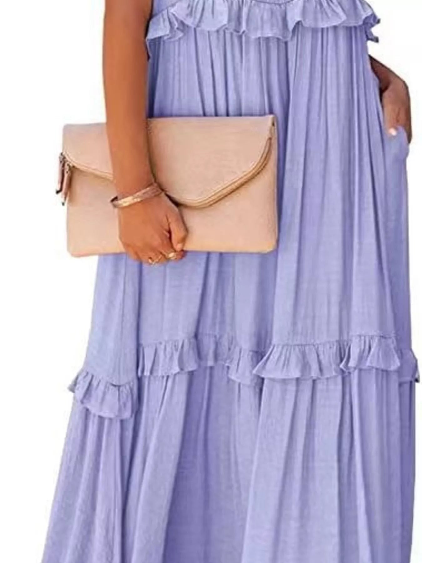Ruffled Tiered Sleeveless Maxi Dress - product image 19