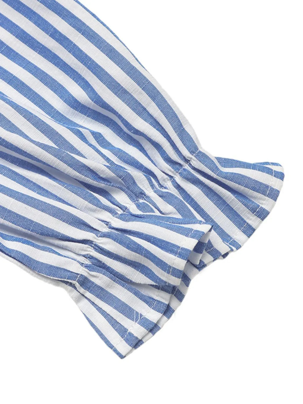 Striped Half Sleeve Mini Shirt Dress - product image 8