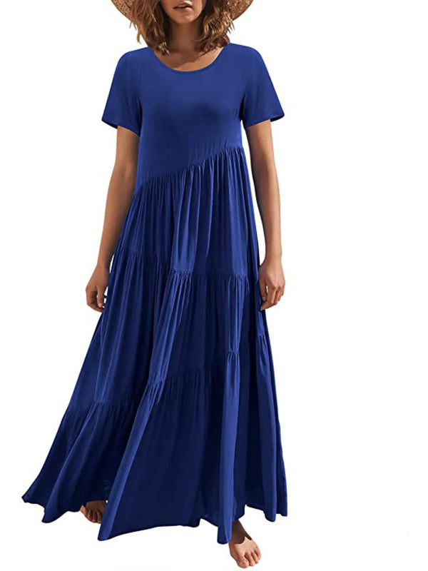 Round Neck Tiered Ruffle Maxi Dress - product image 20