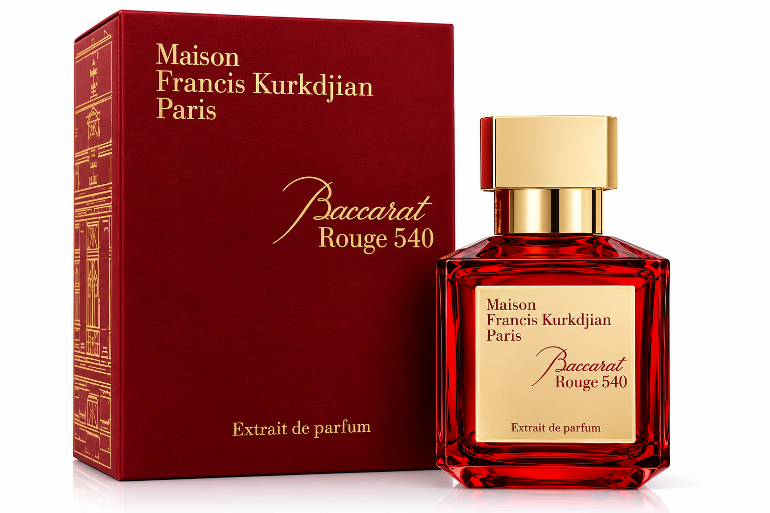 Baccarat Rouge 540 Extrait de Parfum – Luxury Woody Ambery Floral Fragrance