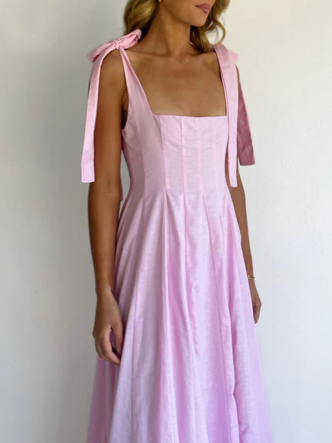 Gradient Tie Shoulder Maxi Dress - product image 17