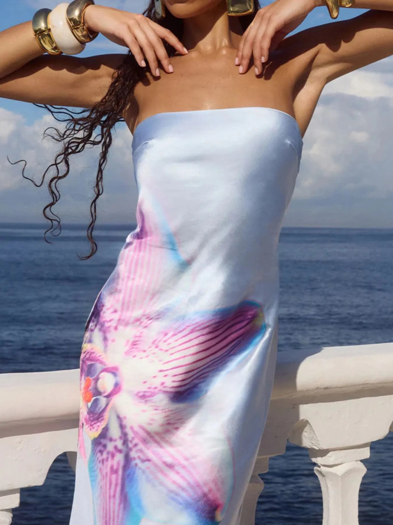 Printed Tube Maxi Dress - product image 14