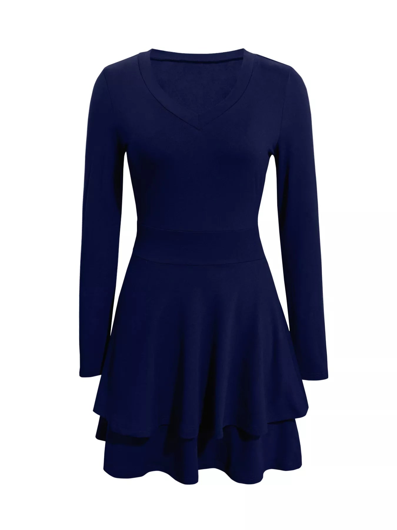 V-Neck Layered Ruffle Mini Dress - product image 18
