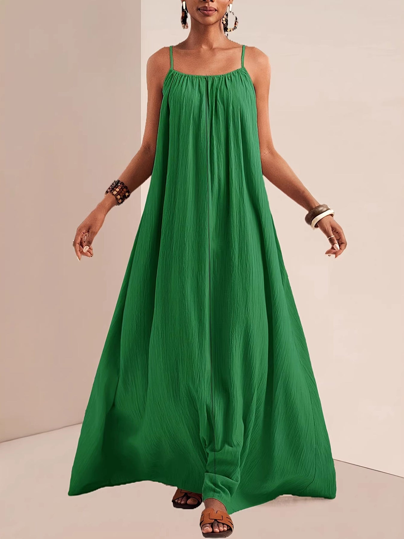 Spaghetti Strap Flowy Maxi Dress - product image 20