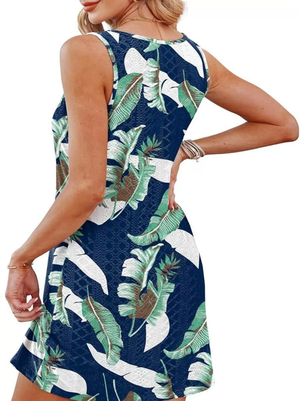 Sleeveless Knotted Hem Tank Dress - product image 28