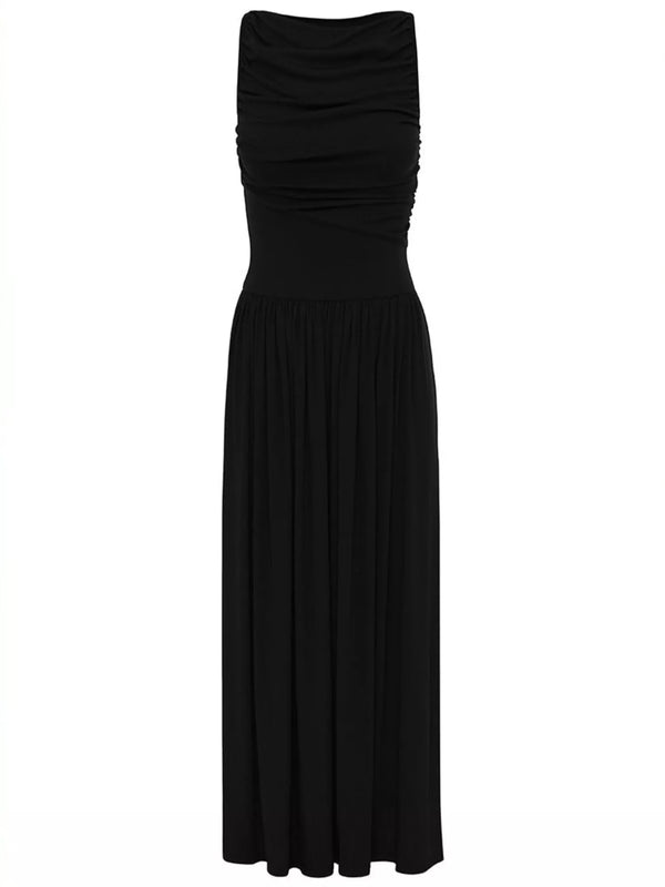 Ruched Sleeveless Maxi Dress - product image 5