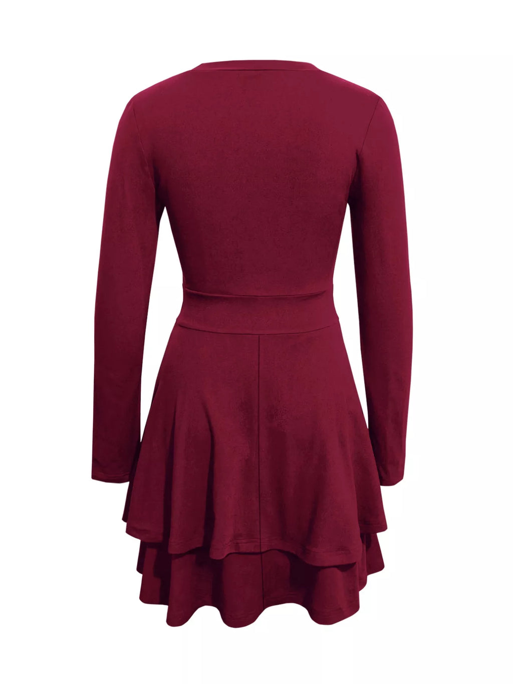 V-Neck Layered Ruffle Mini Dress - product image 23