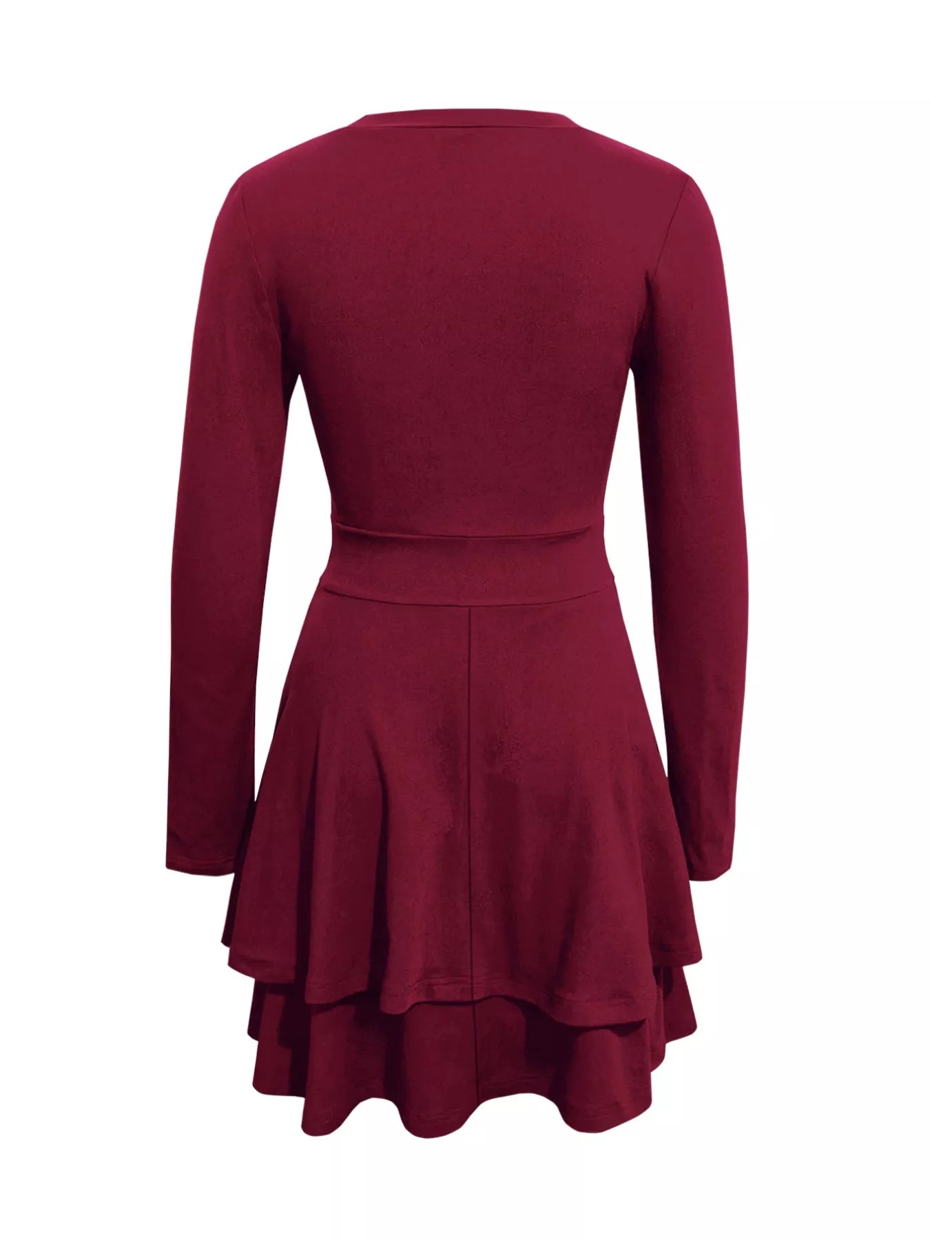 V-Neck Layered Ruffle Mini Dress - product image 23