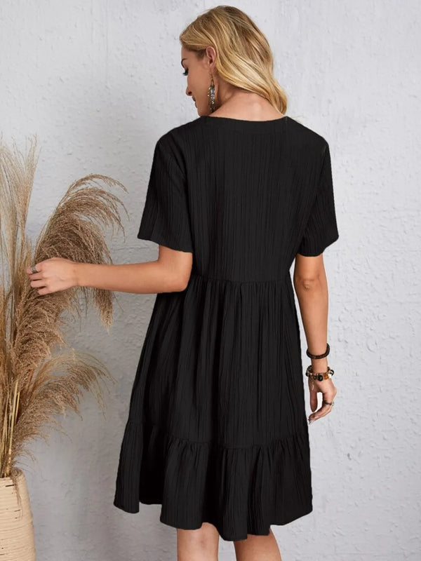 V-Neck Short Sleeve Dress - product image 9