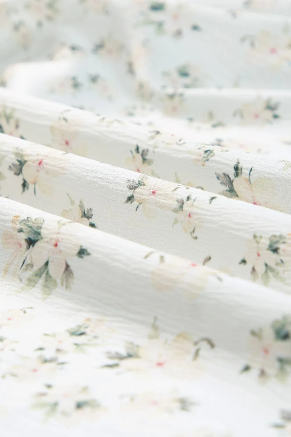 Floral Smocked Short Puff Sleeve Maxi Dress - product image 9