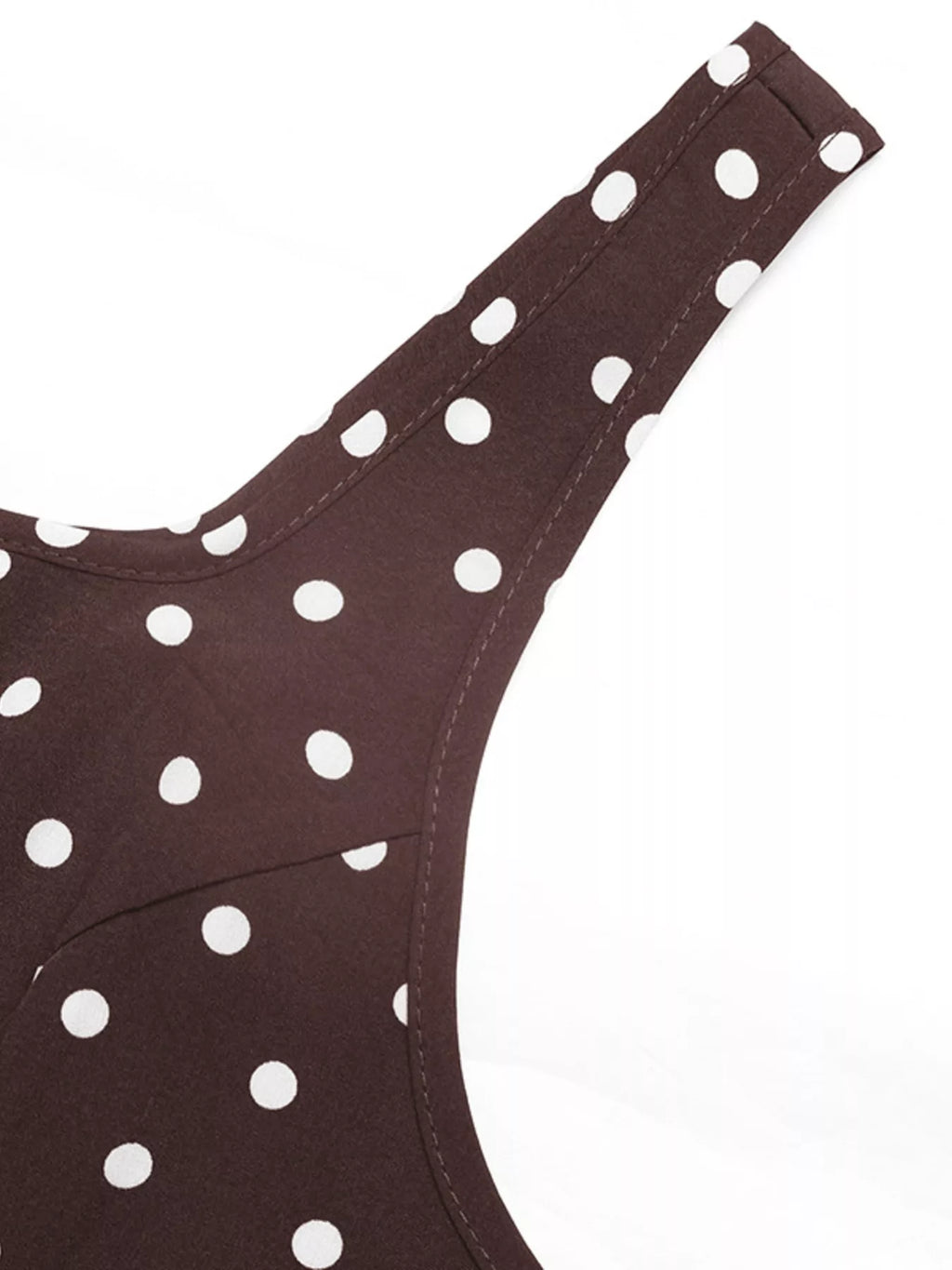 Polka Dot Sleeveless Maxi Dress - product image 7