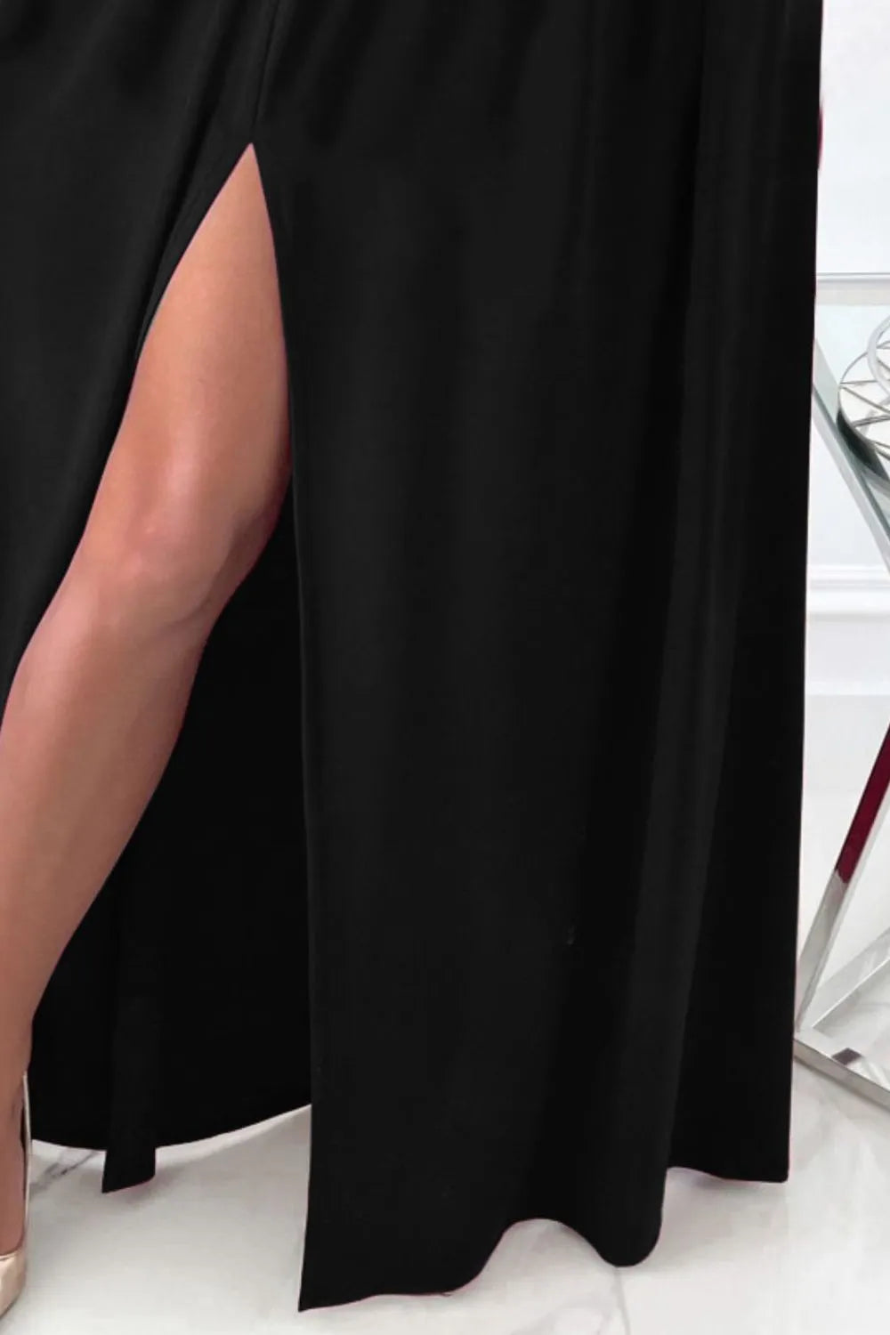 Slit Surplice Long Sleeve Maxi Dress - product image 3