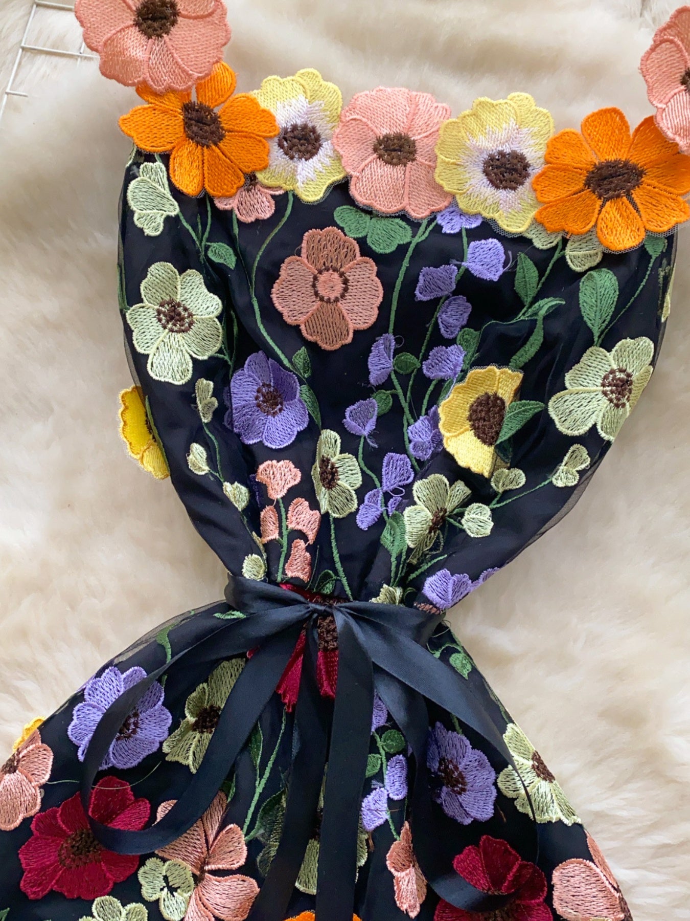 Floral Tie Waist Mini Dress - product image 21