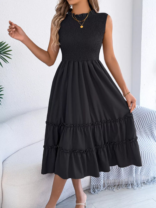 Smocked Sleeveless Tiered Dress - product image 16