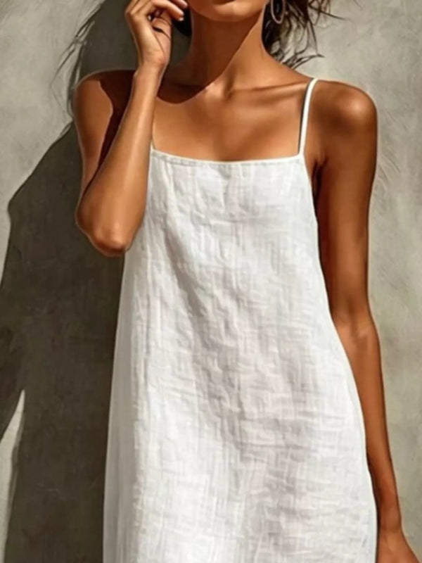 Sleeveless Linen Casual Maxi Dress - product image 2