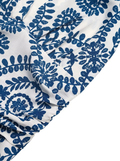 Printed Halter Neck Maxi Dress view 9 - Shopiebay