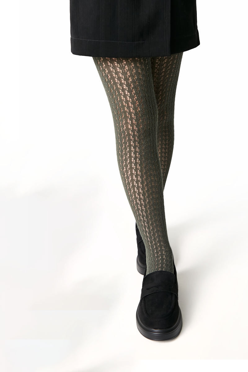 Conte-Kids Cotton Tights Miss 618 - Mesh Pattern Secondary image