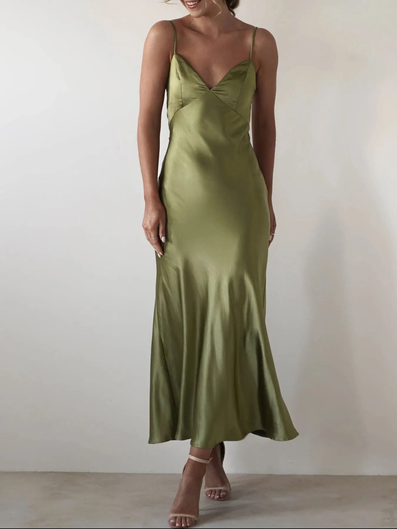Satin Backless Cami Dress - product image 6