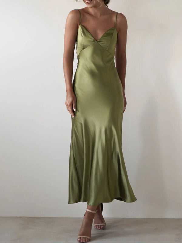 Satin Backless Cami Dress - product image 6