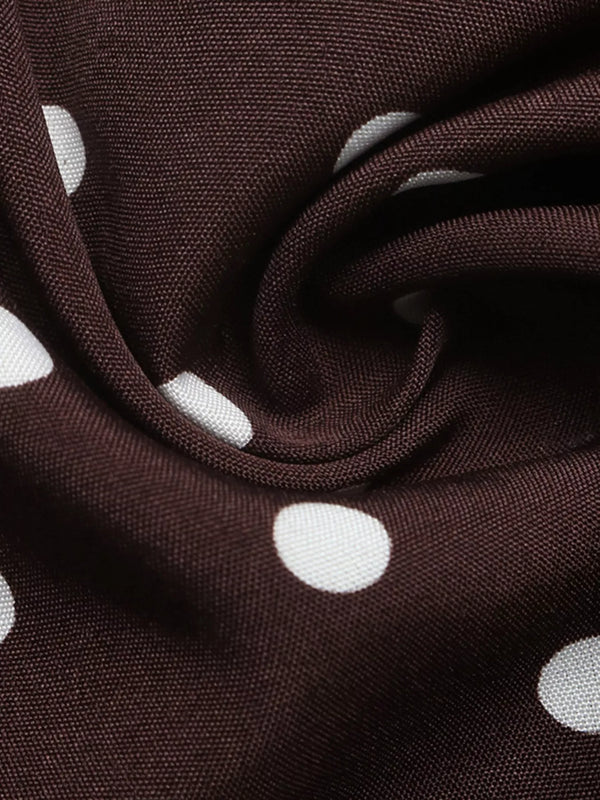 Polka Dot Sleeveless Maxi Dress - product image 9
