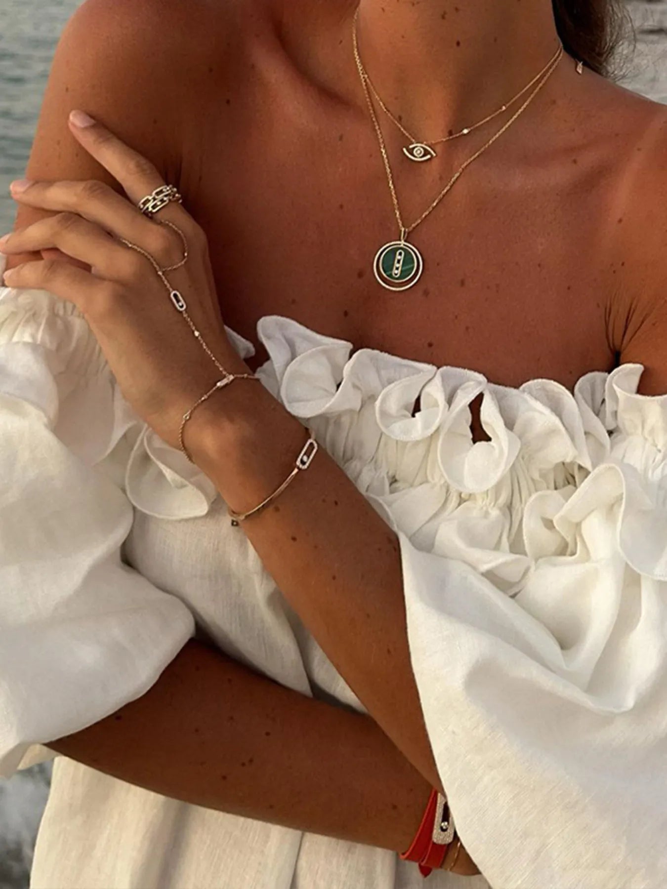 Side Slit Off-Shoulder Dress - product image 8